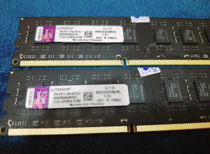 Memória DDR3 Kingston 16gb (2x8gb)