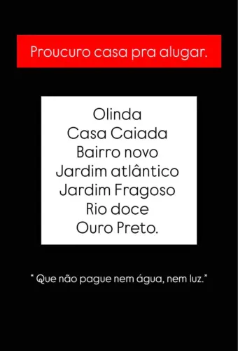 Alugo casa em Olinda