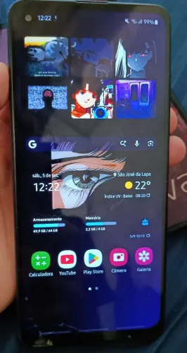 Samsung a21(USADO) 64GB de armazenamento e 4GB de RAM