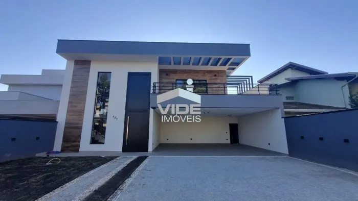 Casa nova em condomínio à venda em Campinas-SP: 5 quartos, 5 suítes, 3 salas, 6 banheiros,