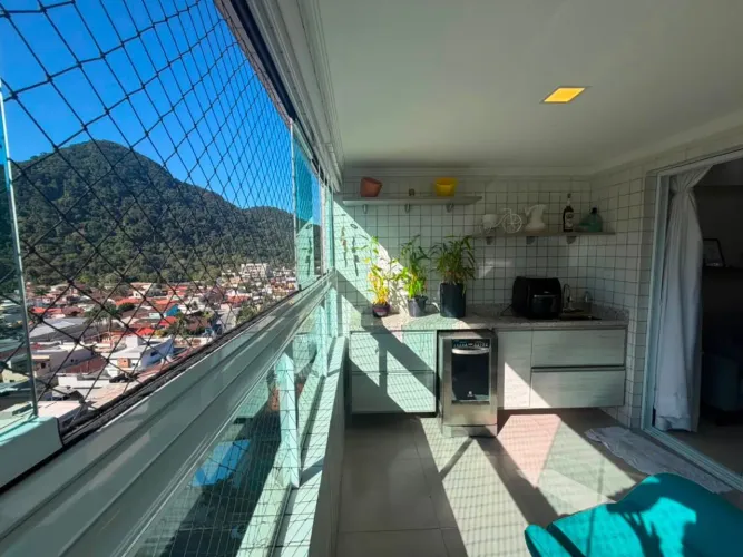 Apartamento mobiliado com 1 suite, 1 vaga, varanda gourmet!