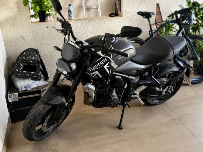 TRIUMPH TRIDENT 660 ABS- A MAIS NOVA DO BRASIL