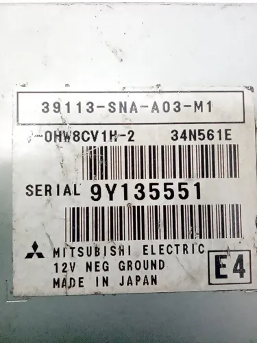 Módulo Adapdor Usb Honda New Civic 1.8 2008 39113snaa03m1 
