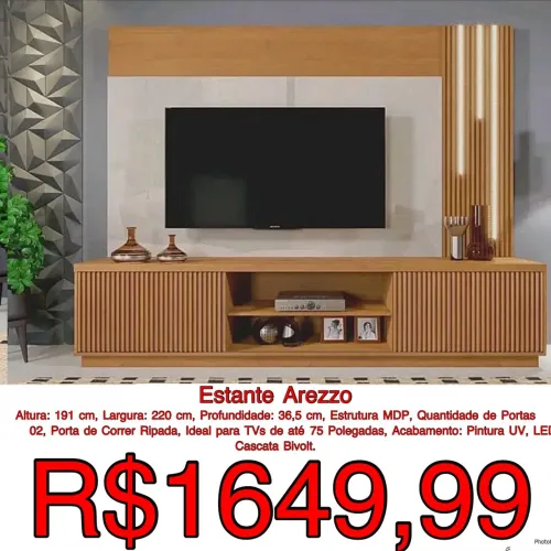 Estante Arezzo até 75"