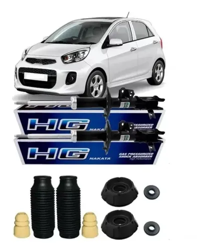 Amortecedor Nakata Dianteiro Picanto 2012 a 2017 com Kit