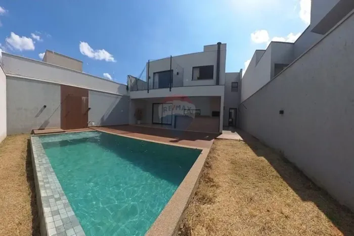 Sobrado à venda no Jardins de Samantha, 3 quartos, 1 suíte, 4 vagas, área gourmet com pisc