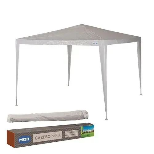 Tenda Gazebo Ráfia 3x3 MOR dobrável Branco