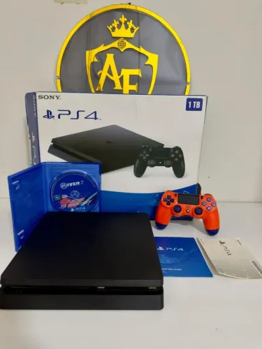 Ps4 Slim 1 terá Com lacre de Fabrica