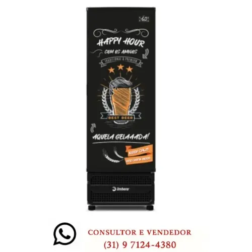 Cervejeira Imbera 560L Porta Cega Adesivada