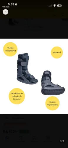 Bota ortopédica