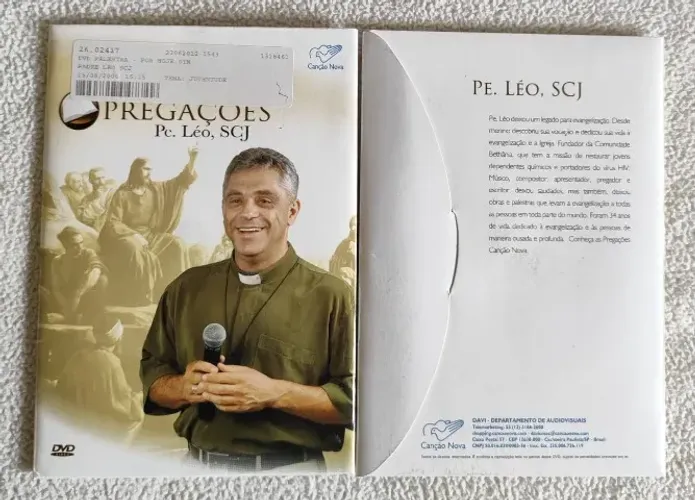 24 DVDs com Palestras e Homílias do Padre Léo - Canção Nova