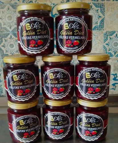 Geleia diet de frutas vermelhas 300g