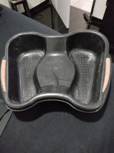 Bacia para pedicure na cor preta, Não Entrego