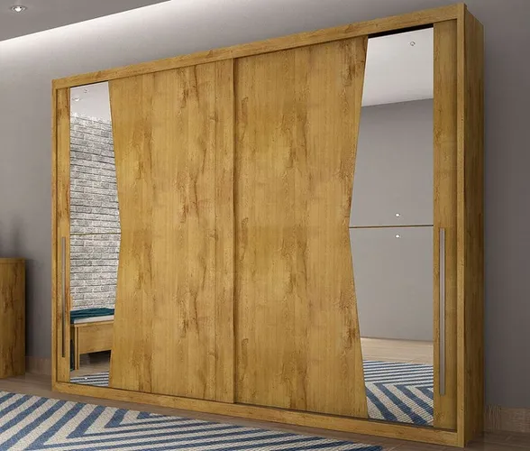 Quarto roupeiro casal 100% MDF com espelho