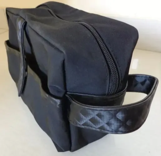 ESTOJO BOLSA NECESSAIRE MASCULINO 2 COMPARTIMENTOS