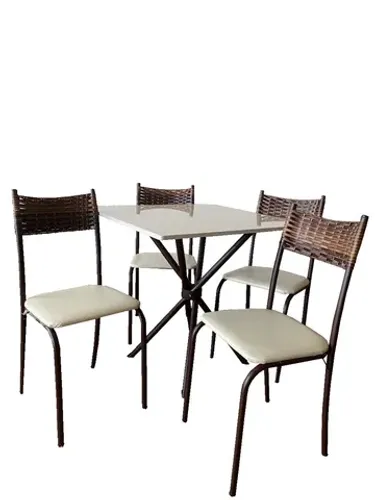 MESA ATLANTA 75 PEDRA TUBO MARROM r6