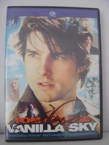 Dvd Vanilla Sky Autografado Pelo Tom Cruise (Exclusivo).