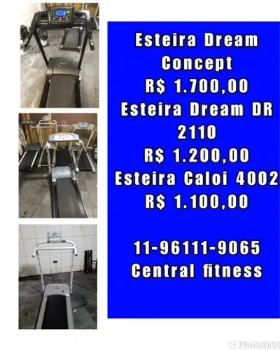 Esteiras Caloi athletic ACT Dream fitness