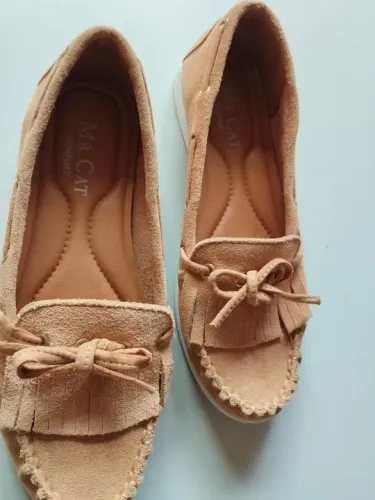 Mocassim couro feminino Mr. CAT Comfort - excelente estado