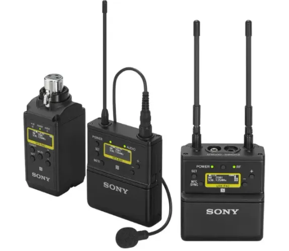 Kit Microfone sem fio lapela Sony UWP D-16