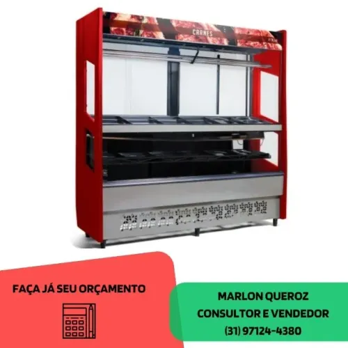 Balcaõ de Açougue Vertical 2M Polar Novo