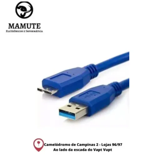 Cabo Usb 3.0 Para Hd Externo 1.5M