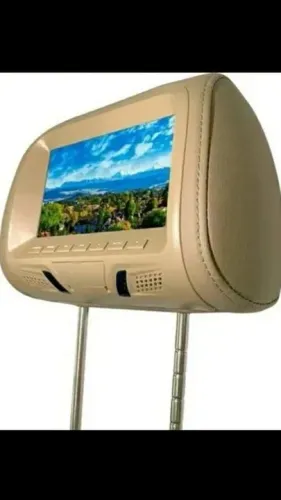 Kit de encosto apoiador de cabeça escravo com tela de 7 aceito cartão!