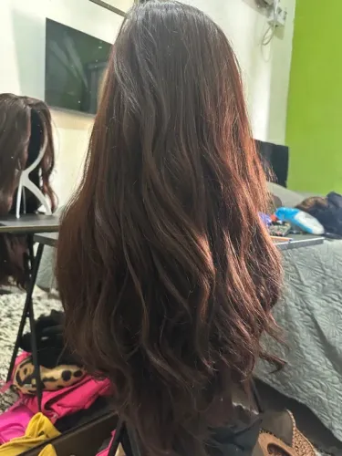 Wig - cabelo sintético linda 70 cm (desapego)