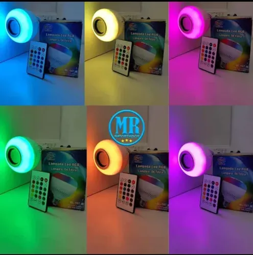 Lâmpada Led Bluetooth