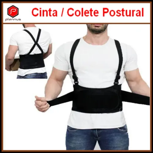 * Colete Cinta / Levantamento Peso Postura Lombar ** z065