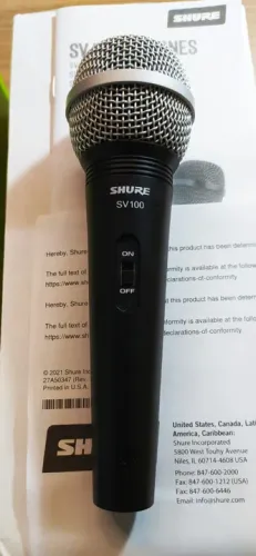Microfone de Mão SHURE SV100