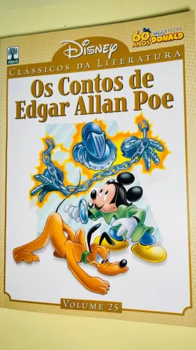 Clássicos da Literatura Disney 25 Os Contos de Edgar Allan Poe Editora Abril quadrinhos