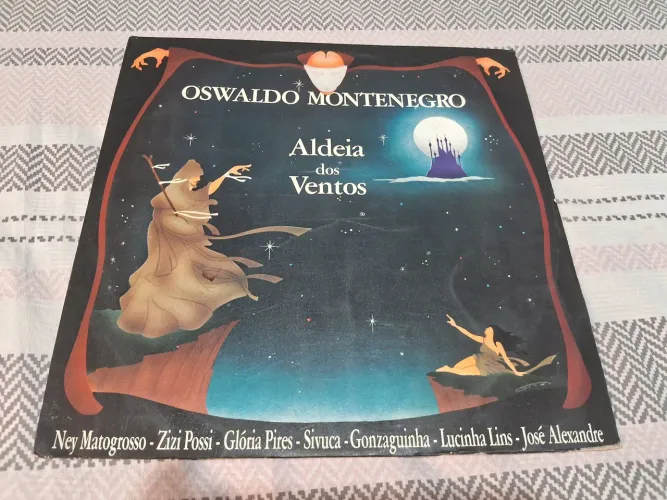LP DISCO OSVALDO MONTE NEGRO - ALDEIA DOS VENTOS.