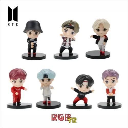  Bonecos Coleção Do BTS - 7 integrantes do grupo BTS