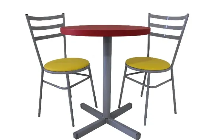 conjunto de mesa com cadeiras - para restaurantes, pizzarias, lanchonete, açai, sorveteria