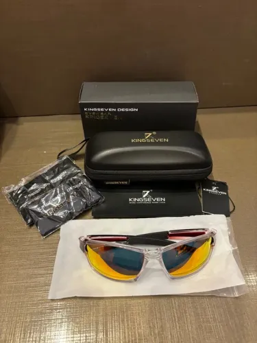 Óculos de sol com lentes espelhadas KINGSEVEN