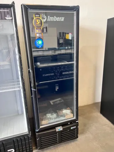 Freezer congelados porta de vidro 560L imbera - 3 anos de garantia