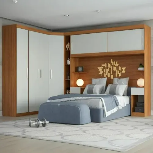 Roupeiro modular solteiro/casal/queen ou king (Modelo 04)   