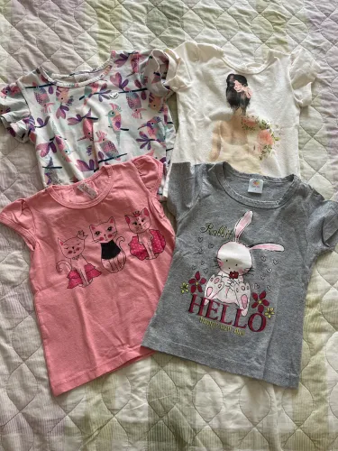 Combo camiseta infantil TAM 3