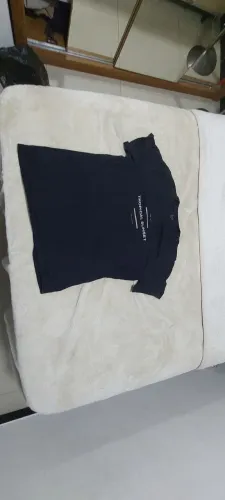 Camisa preta tropical sunset tamanho G