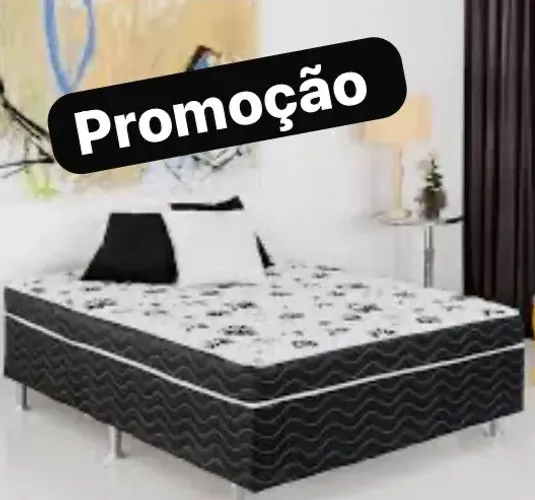 Cama box casal novo