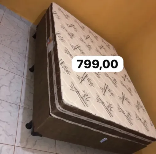 Cama box colchão d33 suporte