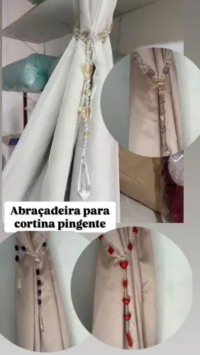 Abracedeira para cortina pingentes