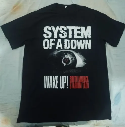 Camiseta System Of A Down - Wake Up! Tour