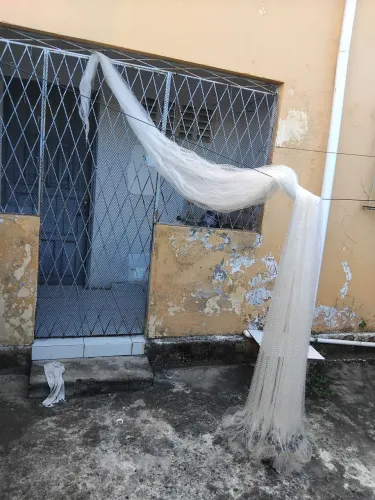 Tarrafa  de pesca 25 braças de roda com quatro quilos de chumbo