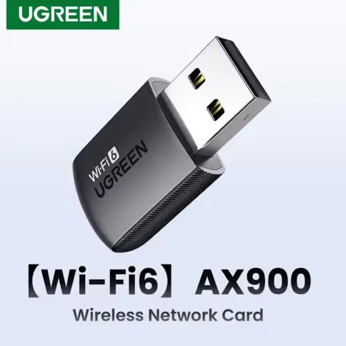 Wi Fi 6 Ugreen Sem fio Adaptador Computador Receptor Sinal 2.4 e 5 ghz Wifi Usb Pc