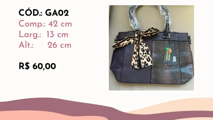 Bolsas grandes - frete grátis Grande Aracaju