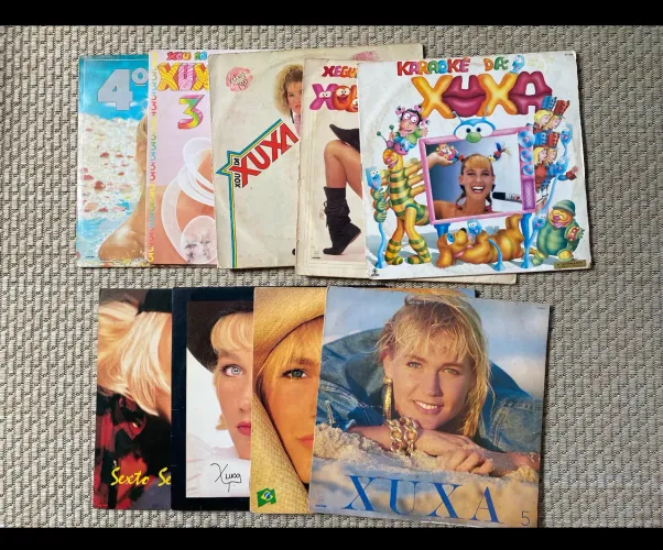 Discos de vinil turma da Xuxa