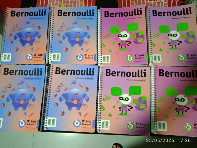 Coleção Bernoulli 8º Ano - Volumes 1 a 4