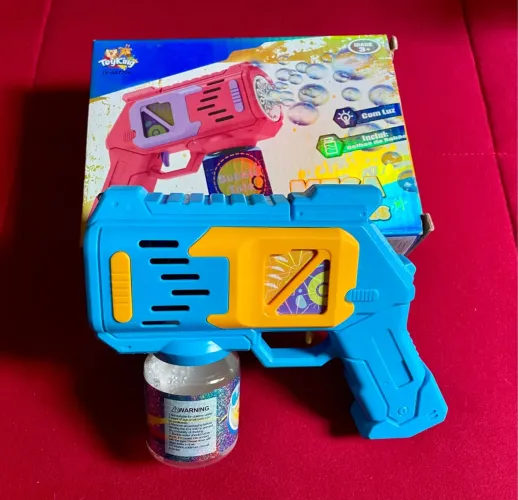 Brinquedo de fazer bolhas de sabão